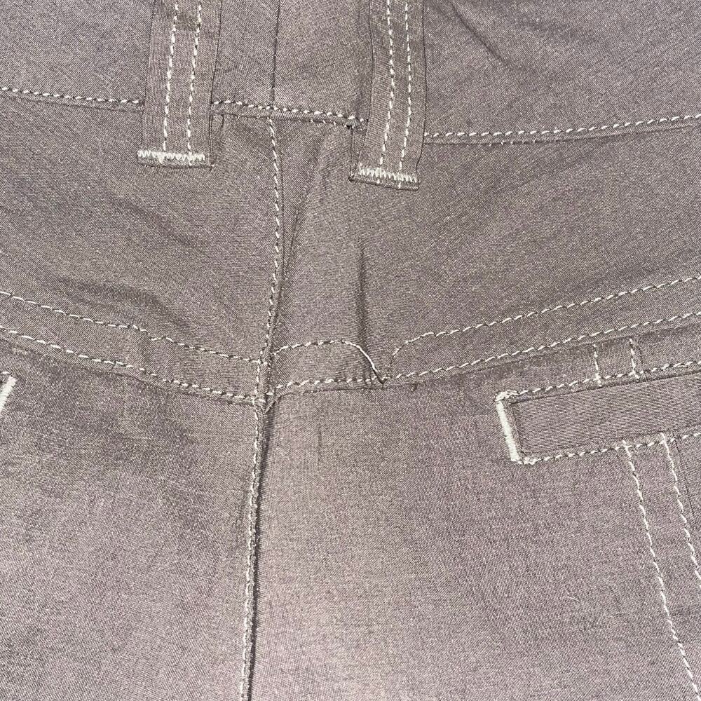 Athleta Style #41259 Bermuda Hiking Shorts Size 14 – Taupe Brown Nylon Blend - Picture 6 of 6